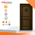 Contemporary Prefinished 5-Panel Flush Hollow Core Mahogany Wood Reversible Single Prehung Interior Door